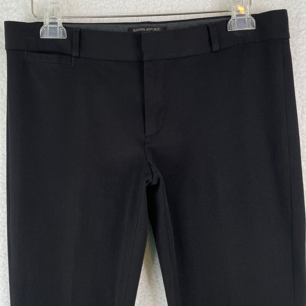Banana Republic Sloan Fit Black Slim Ankle Dress Pants Womens Size 8